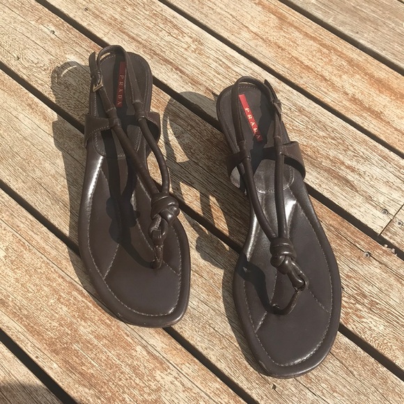 Brown Prada sandals - Picture 2 of 5